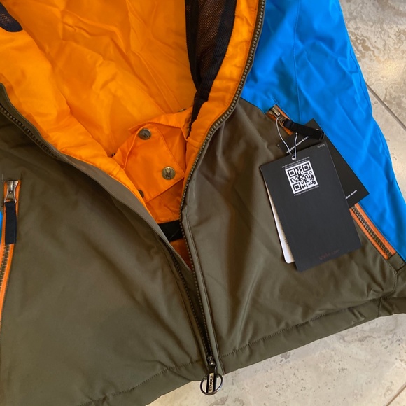 Spyder Boys NWT Armageddon Ski Jacket Coat Sz 20 - Picture 5 of 5